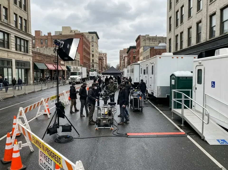 Porta Potty — Film Production Set — Porta Potty, Restroom Trailer, Film Production Trailer, Film Production Set, Porta Potty…