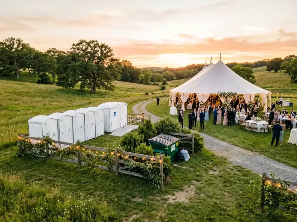 Portable Toilets — Outdoor Event — Portable Toilets, Handicap Accessible Restroom, Green Dumpster, Outdoor Event, Porta Pott…